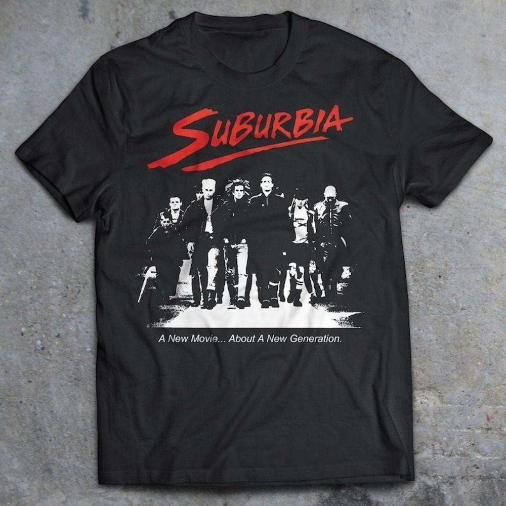 Suburbia 1983 Movie T Shirt Punk Film Graphic Fan Gift Retro Classic Tee